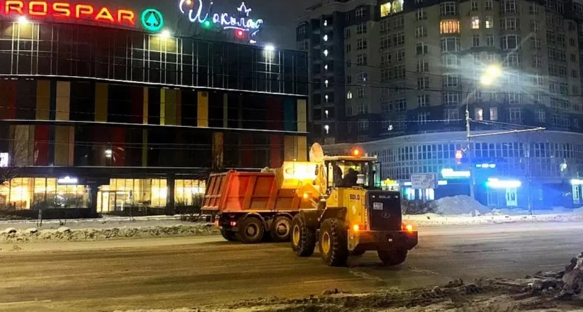 "Доргорхоз" вывез более 1300 кубометров снега с улиц Иванова в ночь на 6 января