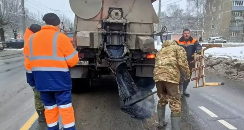 В Иванове 5 февраля ямочный ремонт пройдет на пяти улицах