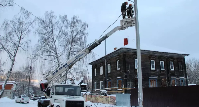 Восемь улиц в Кинешме остались без света