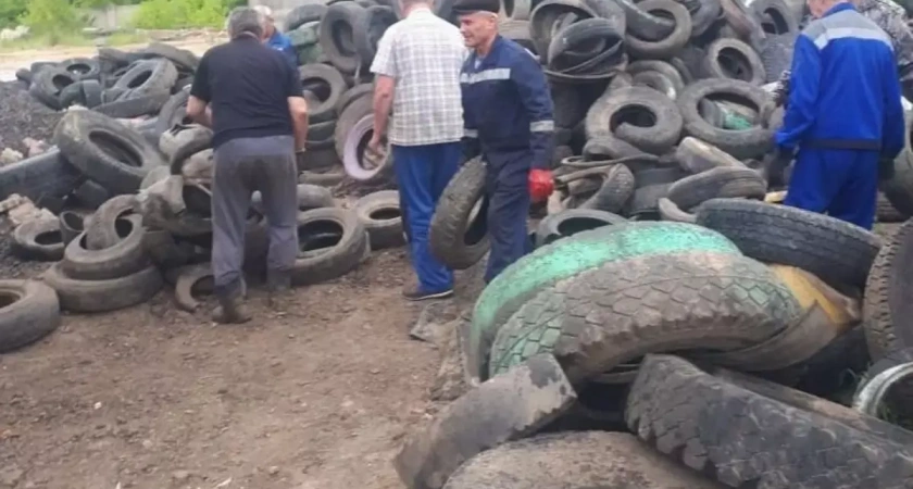 В Кинешме УГХ принимает старые покрышки