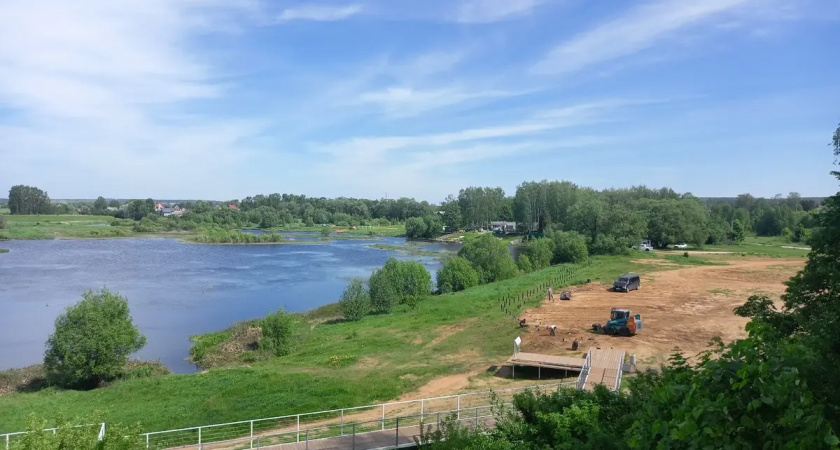 Жители Шуи попросили губернатора продлить благоустройство набережной Тезы
