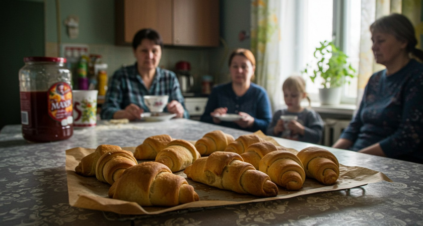 Рогалики из хрущёвского теста: советская классика, которую легко приготовить дома