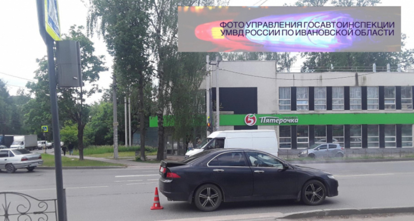 В Иванове водитель Honda сбил женщину на пешеходном переходе