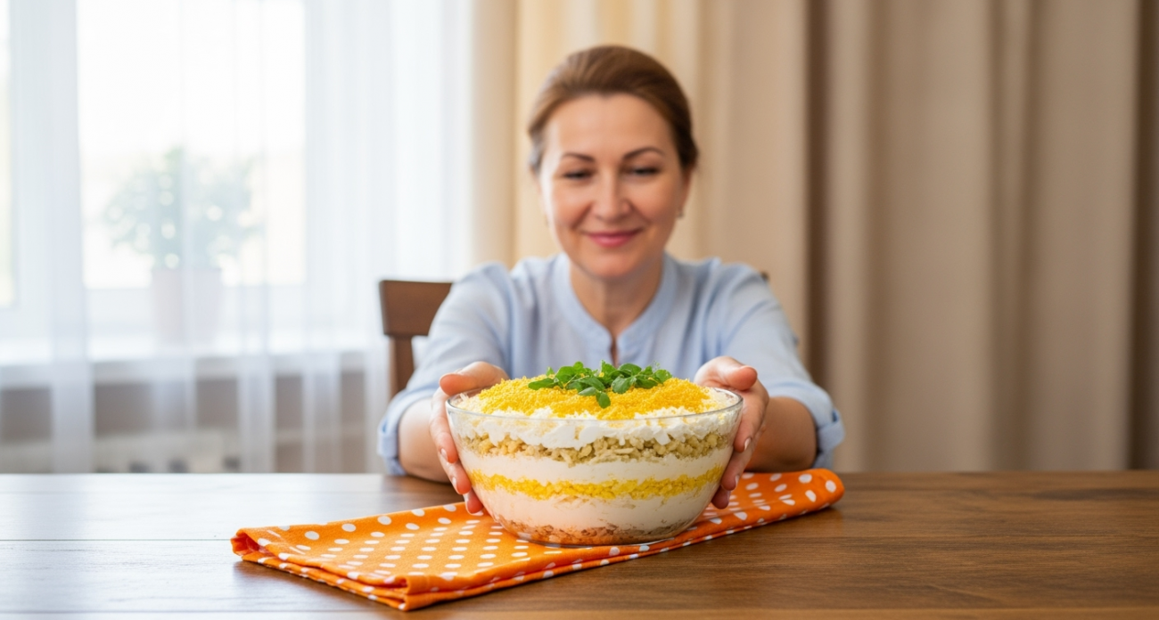 Салат «Галинка»: мои вкусовые рецепторы в полном восторге