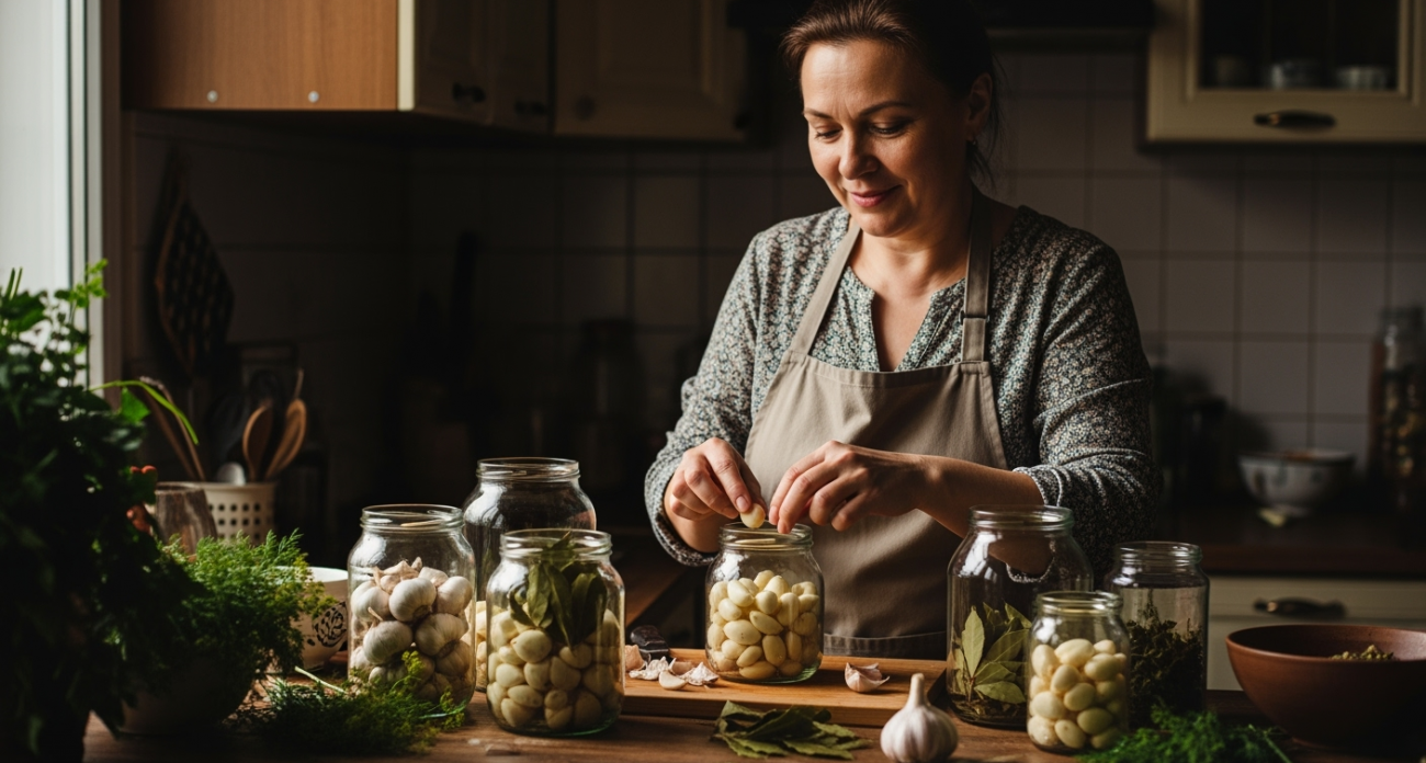 Маринованный чеснок по-грузински без стерилизации — невероятно вкусный рецепт, который приятно удивит любого