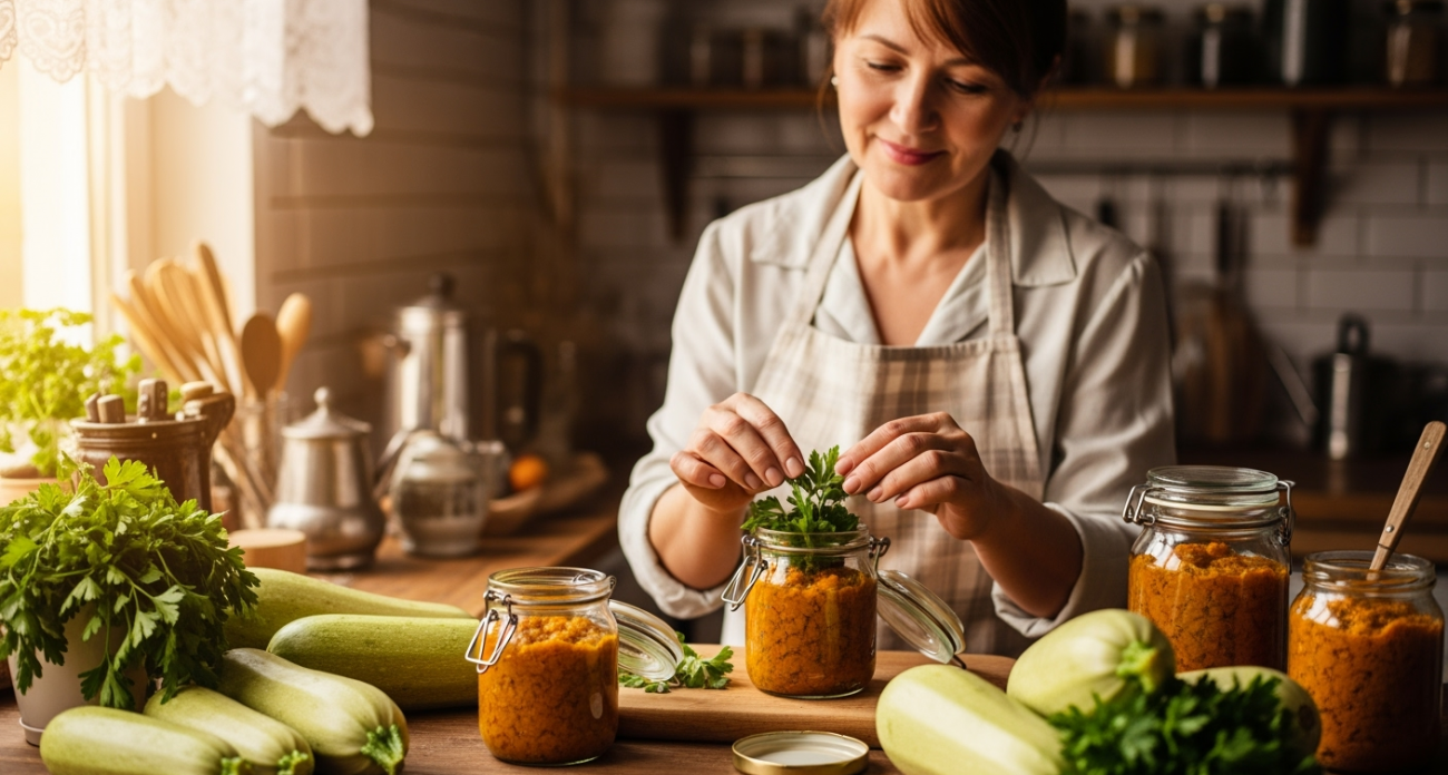 Кабачковую икру на зиму готовлю только так: невероятно вкусно и просто - идеальная заготовка