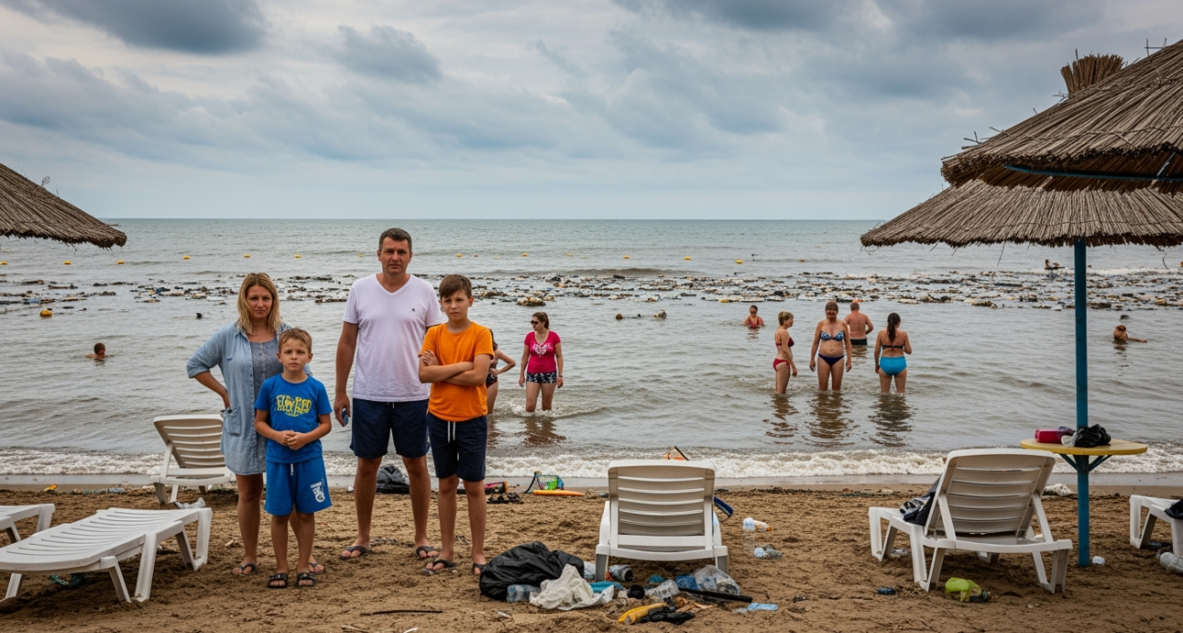 Российские туристы шокировали честным отзывом о Черном море: грязная вода и дикие люди