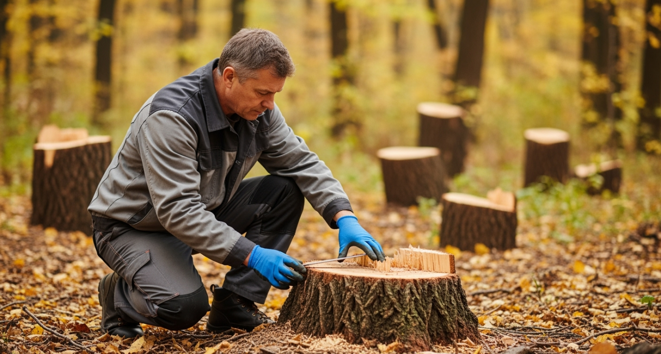 Азиатская смекалка: Как китайцы научились избавляться от пней даже ни разу не напрягаясь.