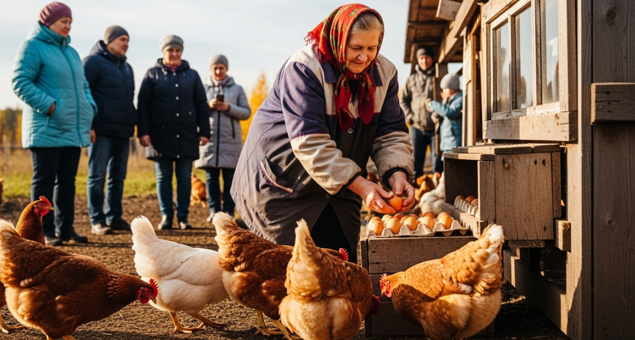 Подвесьте кусочек сала в курятнике – через две недели куры преобразятся, а яйценоскость вернётся
