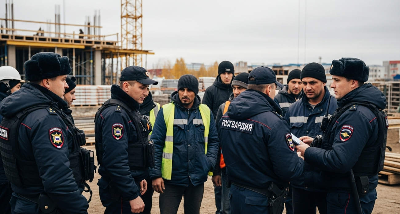 Стройки, швейки и такси: более 700 мигрантов попали под облавы с Росгвардией в Ивановской области