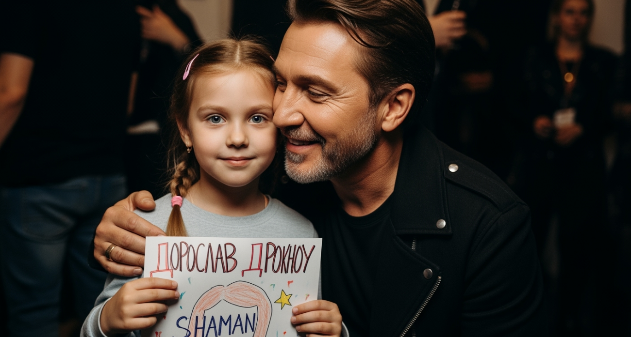 SHAMAN лично встретил 7-летнюю Сашу в гримерке и пообещал вывести на сцену