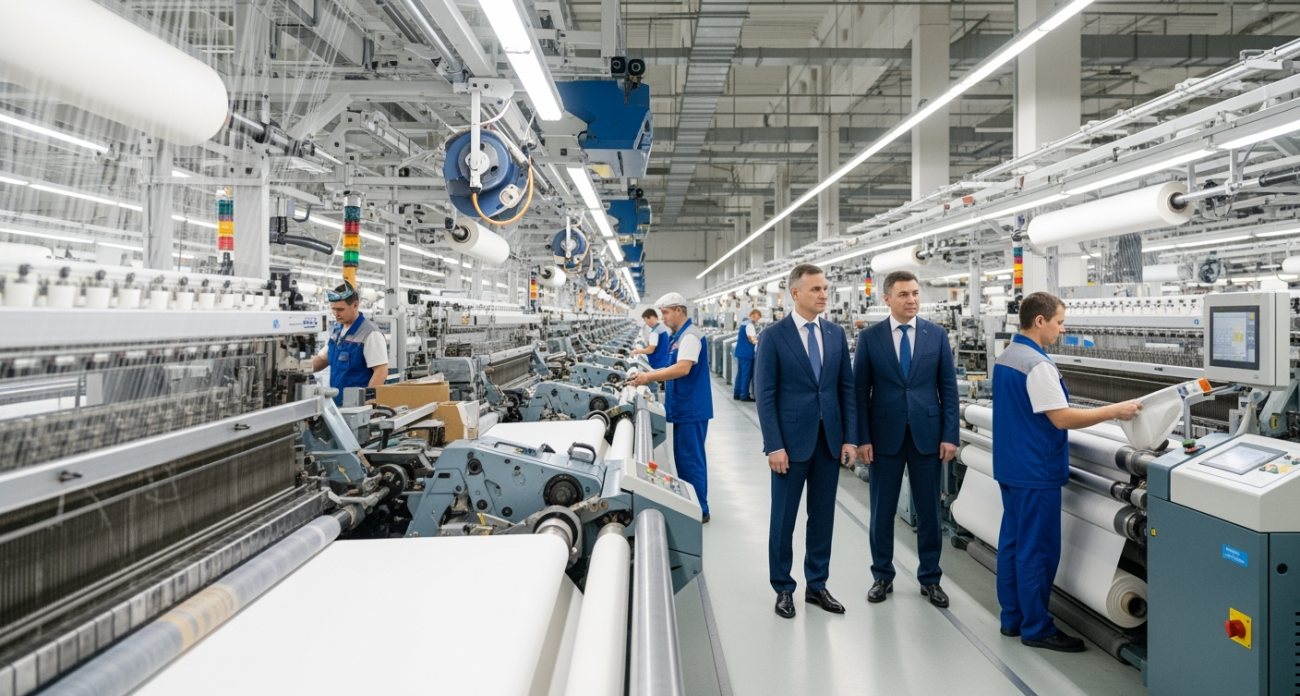 В Фурманове за 477 млн рублей построили комплекс для 13 млн метров ткани в год