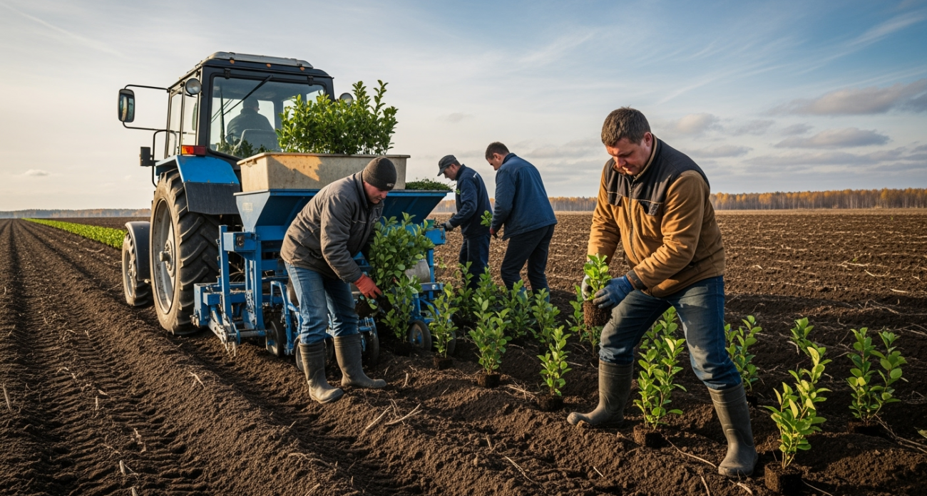 От зарослей до урожая: фермер превратил заброшенное поле в 77 гектаров ягодных садов