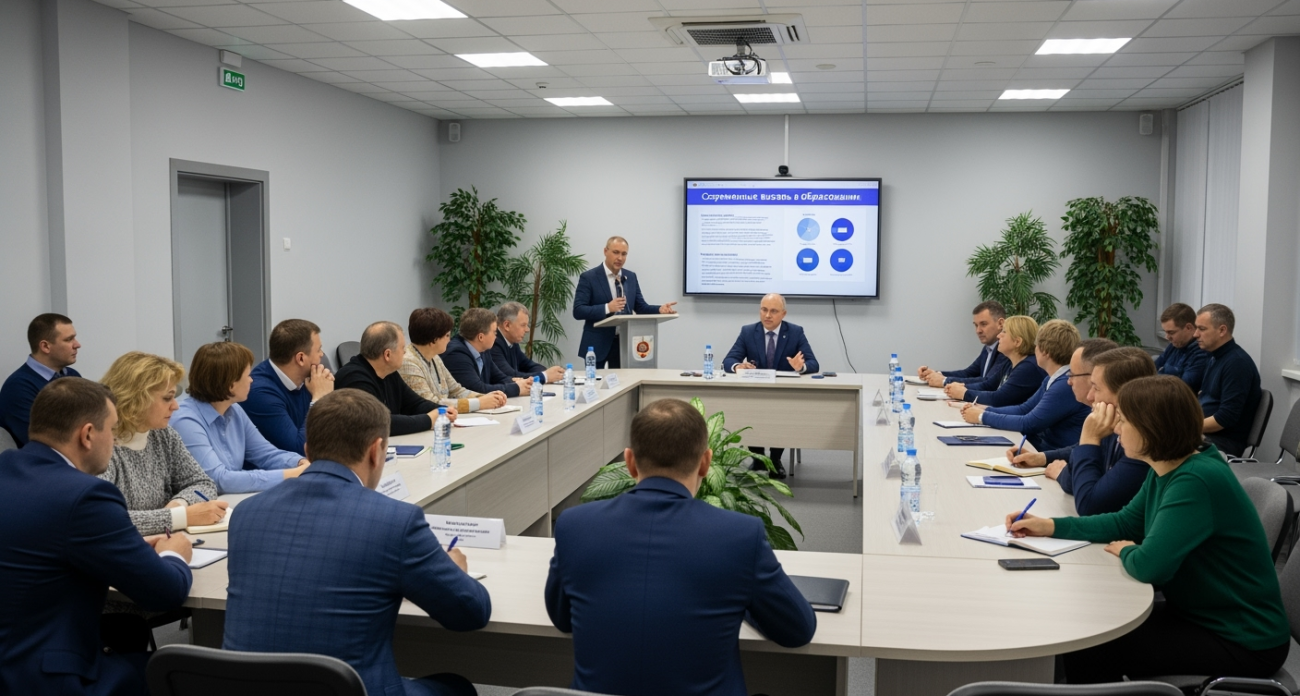 Педагоги из разных регионов съехались в 21-й лицей: как готовить к ЕГЭ и решать проблемы образования