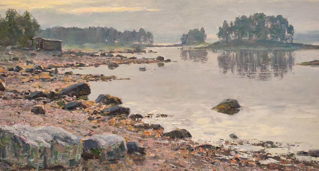 «Траектория души»: ивановский художник показал работы с Валаама и Русского Севера в память о матери