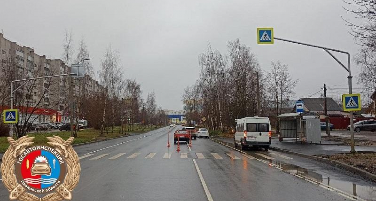 75-летний водитель ВАЗа сбил двух женщин на «зебре» ранним утром в Иванове