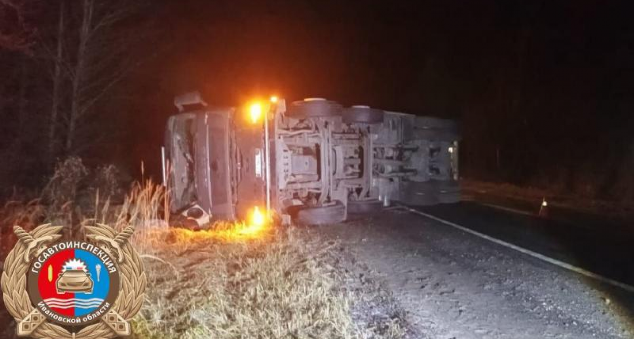 Грузовик «Хово» перевернулся на трассе Ростов-Нижний Новгород: водитель не справился с управлением