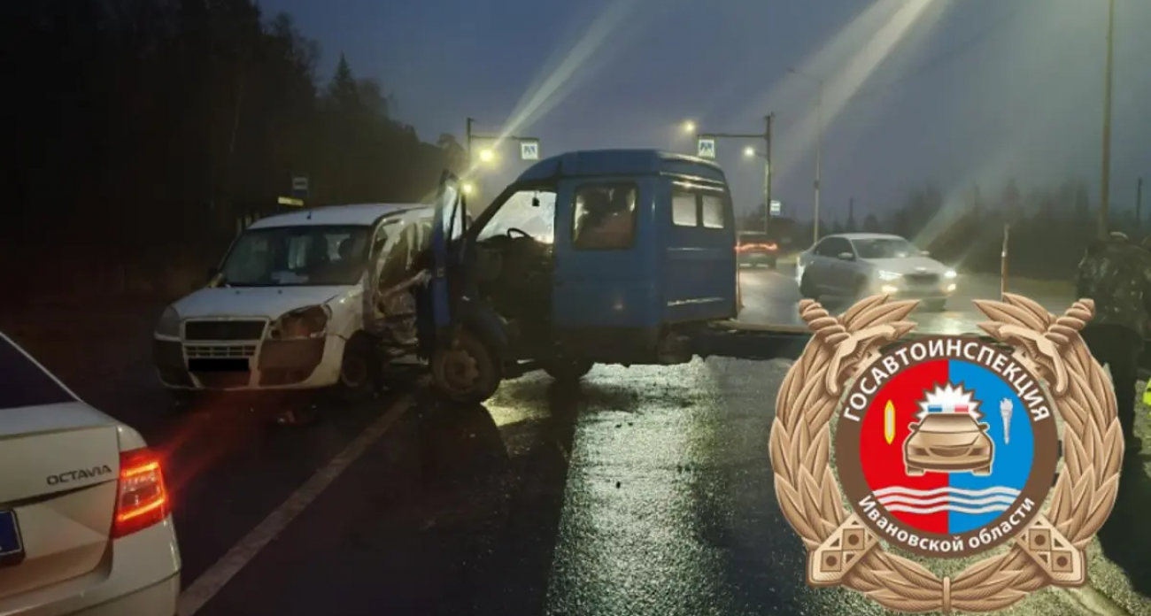 Газель врезалась в Fiat: пять пострадавших, водитель пьян