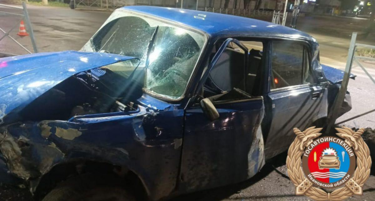 18-летний водитель врезался в ГАЗ на нерегулируемом перекрестке в Тейкове