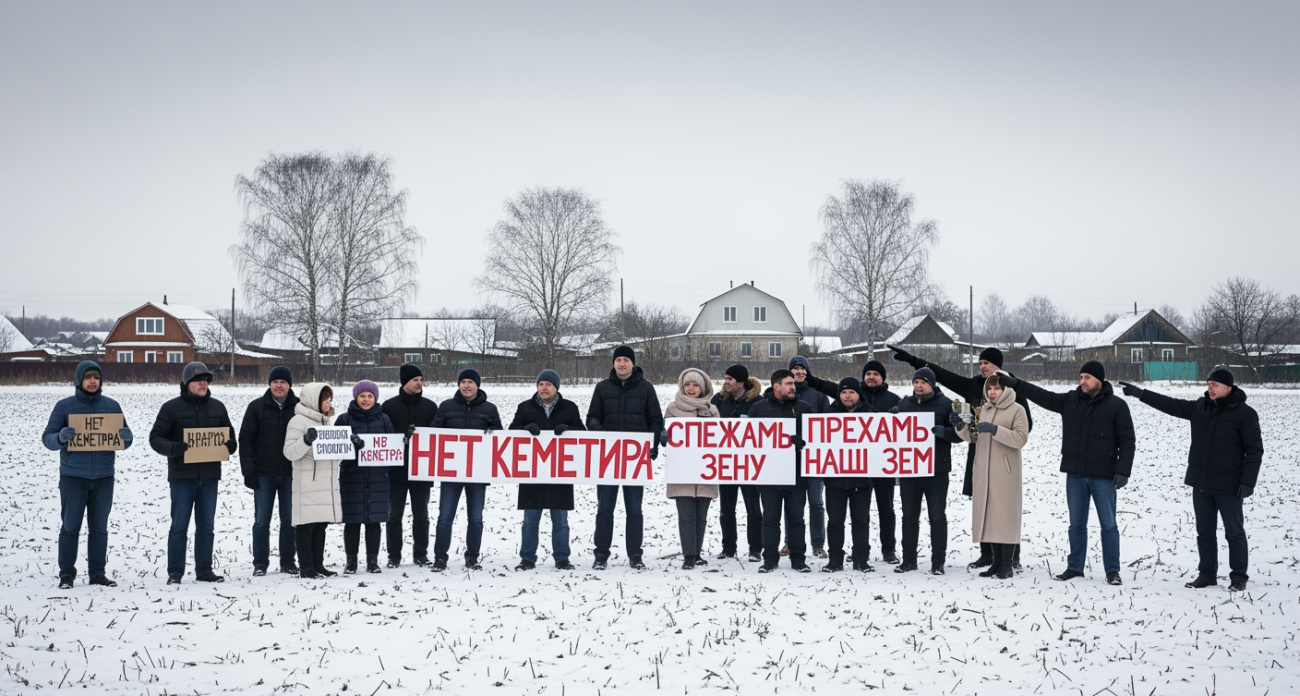 «Прекратите противоправные действия»: жители Ивановского округа просят Путина остановить строительство кладбища на 93 гектарах