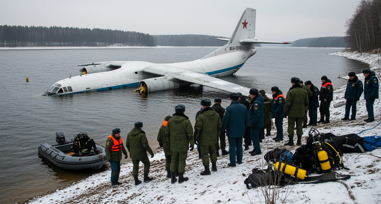 50-летний Ан-22 развалился в воздухе: семь погибших и уголовное дело