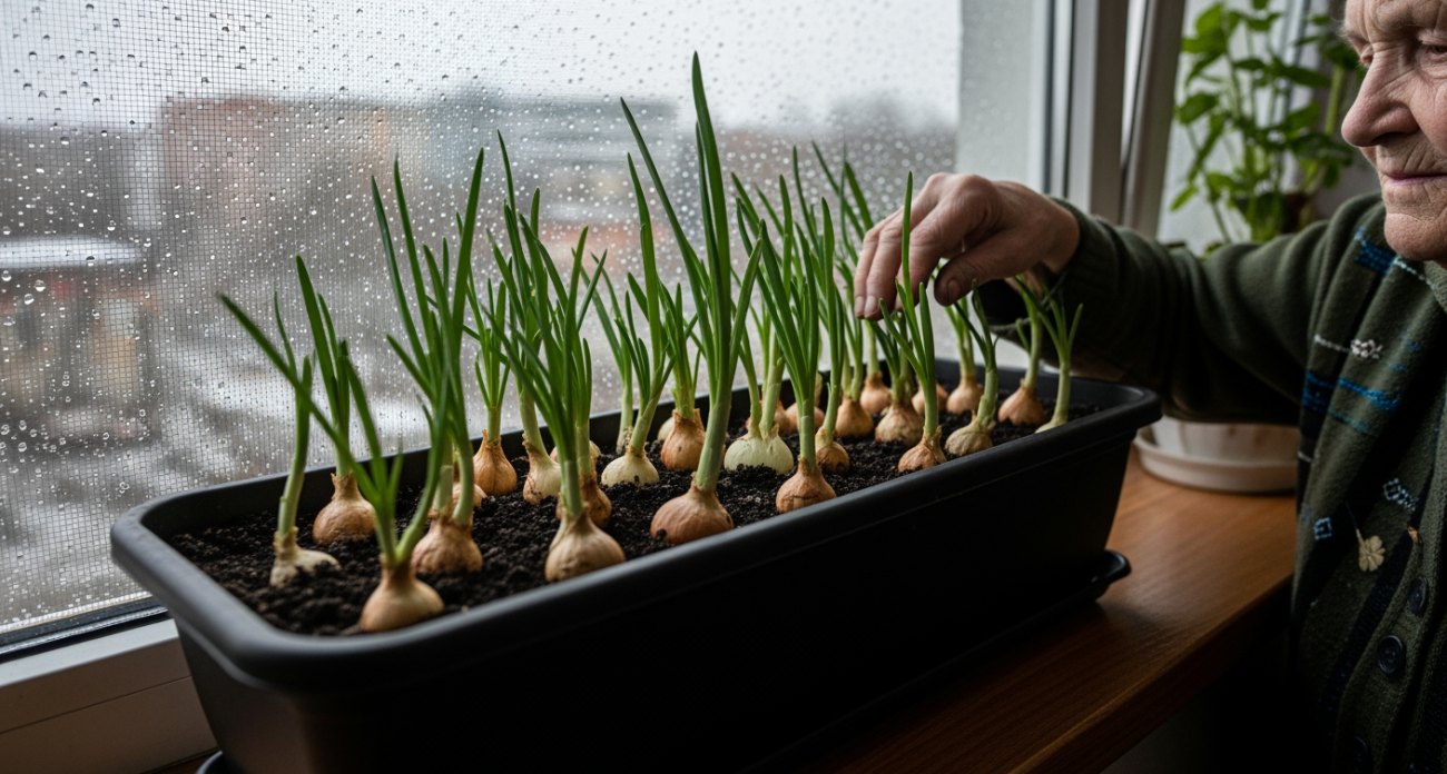 Срок горит: выращиваем свежий лук за две недели - 3 проверенных способа