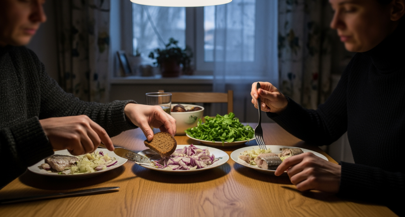 Мариную селёдку в медово-горчичном соусе — дорогие деликатесы меркнут рядом с таким вкусом, а времени на готовку уходит минут двадцать