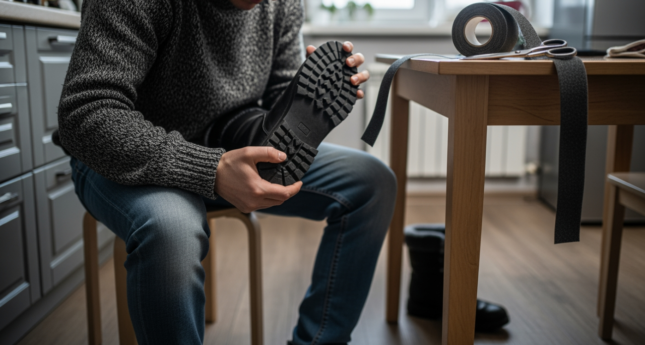 10 минут - и гололед больше не страшен: простой совет бабушки спасает сапоги от скольжения