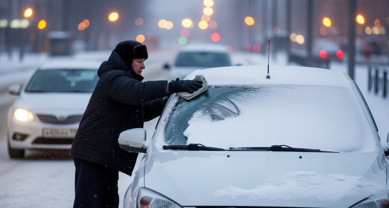 Соседи чистят стекло по часу, а я уже уехал: один трюк, который спасает машину зимой