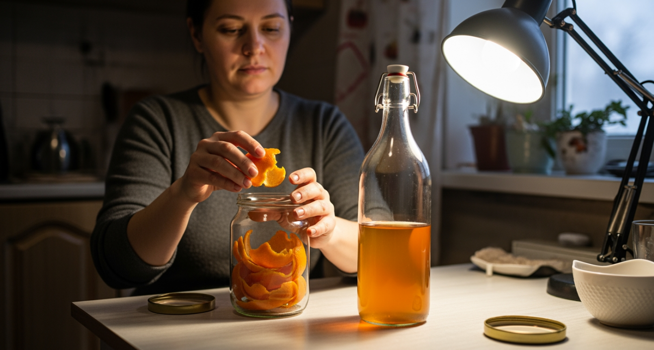 Апельсиновые корки замораживаю в льду — и весь год пользуюсь бесплатным освежителем для дома и посуды