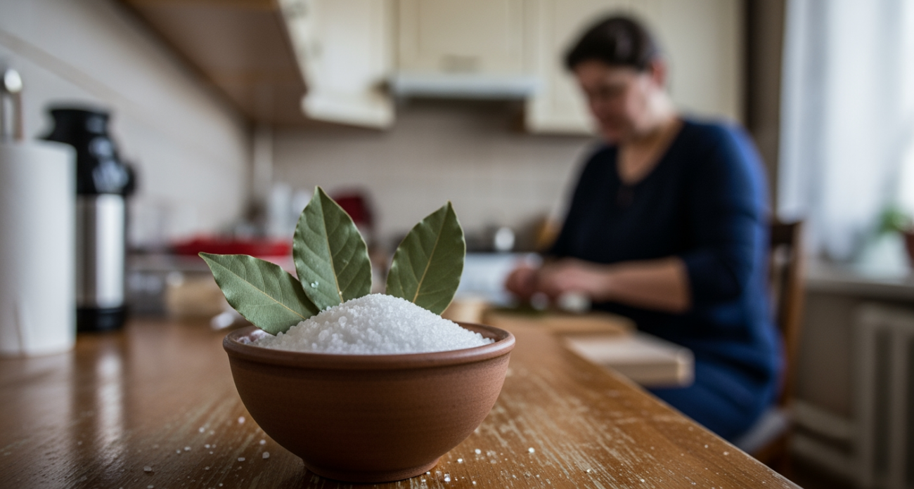 Щепотка соли на лавровый лист - простой трюк, что держит меня в тонусе весь месяц