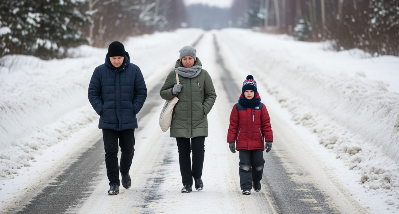 Пешеходы ходят по дороге 20 лет: тротуаров так и не построили