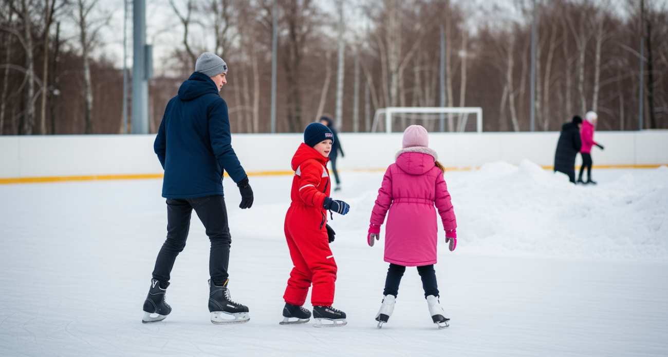 Каток на стадионе «Труд» в Шуе открыл сезон: расписание на праздники