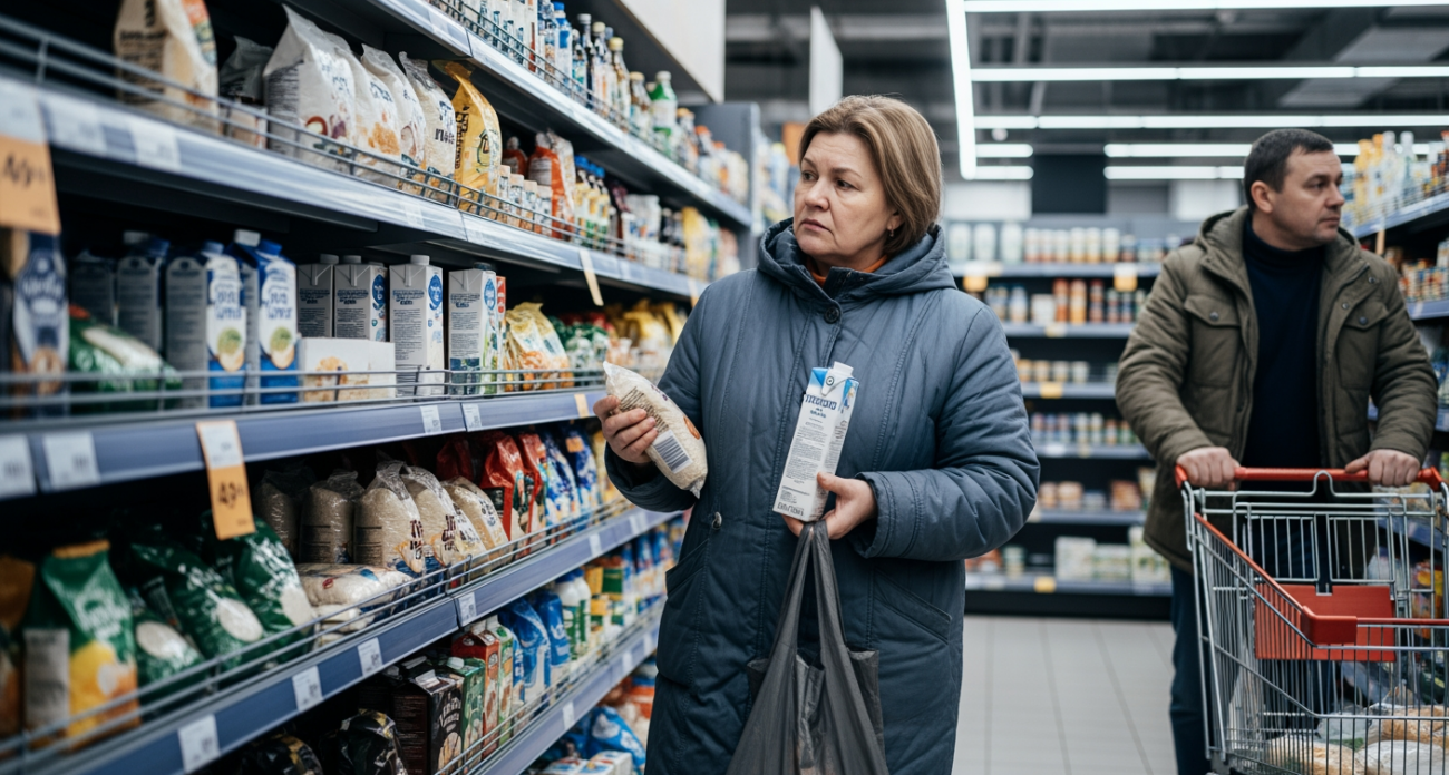 Корзинка продуктов подорожала на 1,3%: россиянам теперь нужно 7,3 тыс. рублей в месяц