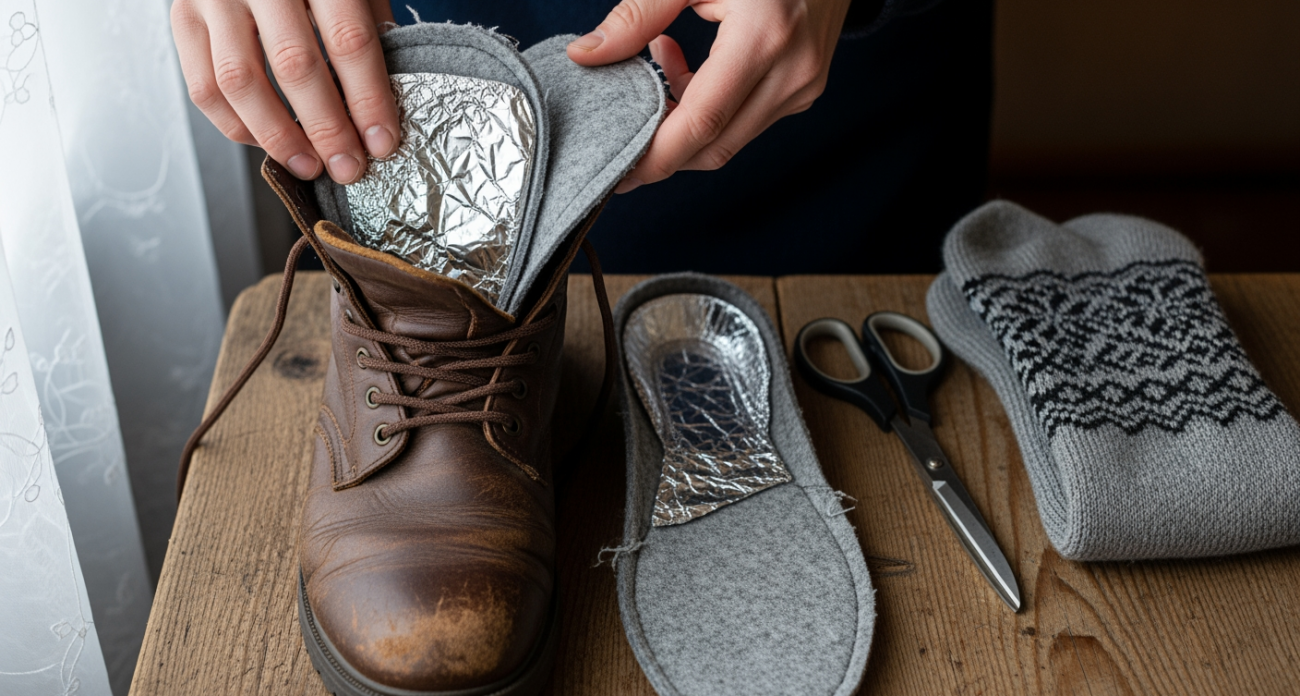 Два слоя под ноги в морозы - ногам комфортно при минус сорока: находка для зябликов