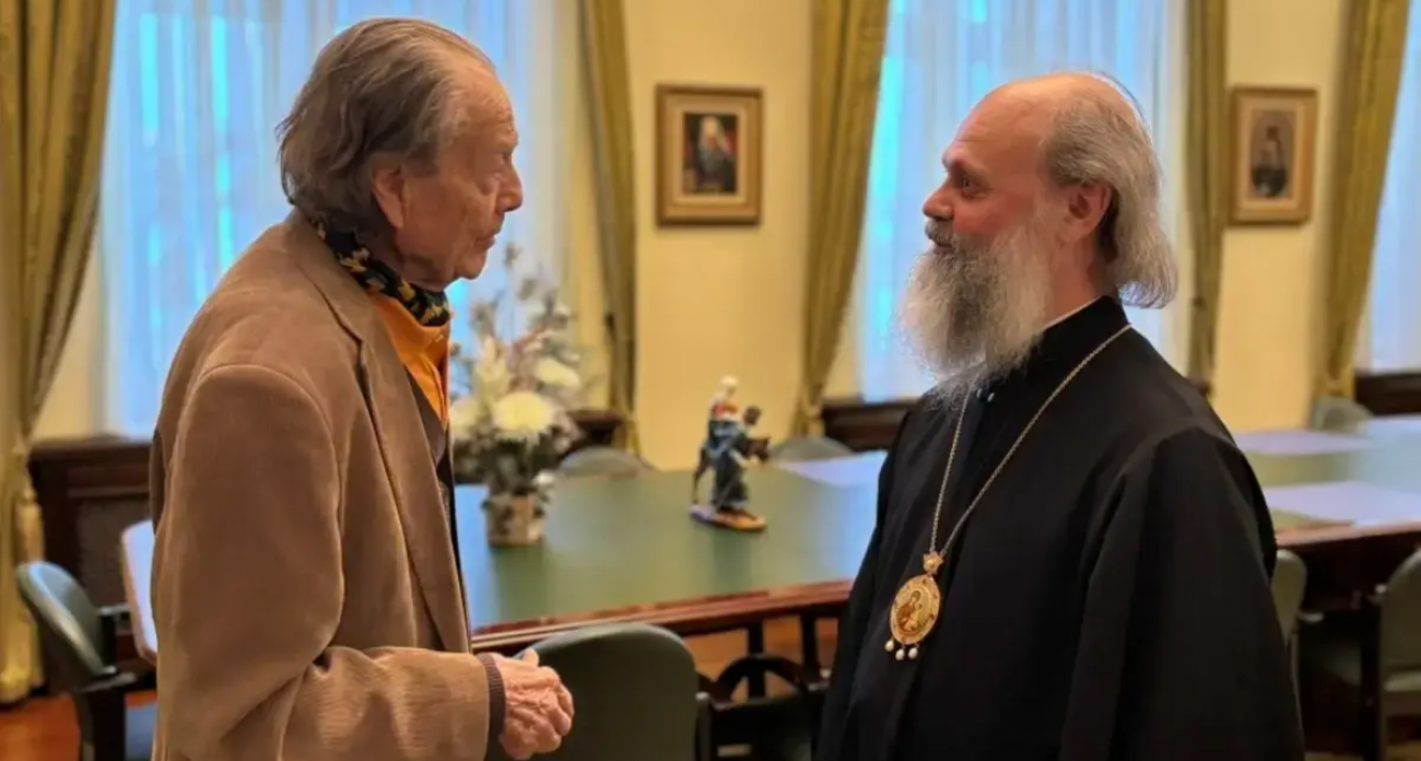 94-летний граф Шереметев, навсегда вернувшийся из Франции, встретился с митрополитом в Иванове