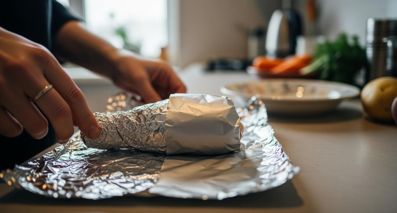 Шеф-повар раскрыл секрет: какой стороной фольги оборачивать продукты при запекании