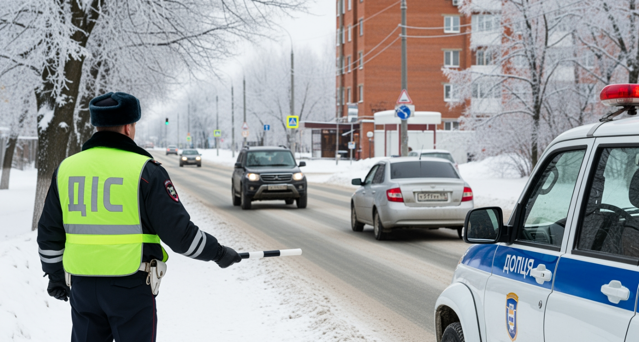 Как оспорить штраф ГИБДД за нарушение разметки, скрытой под снегом и льдом