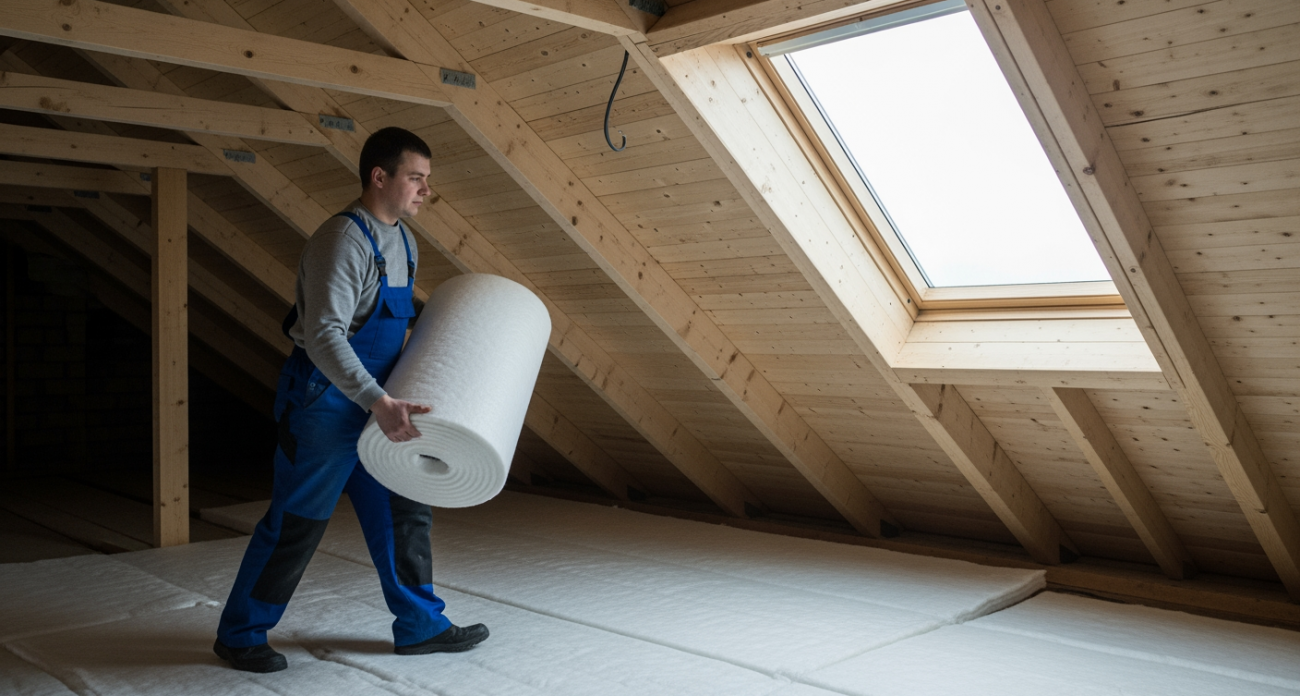 Утеплить чердак за день - реально. Открыл способ, который не требует ремонта кровли и держит комфорт круглый год