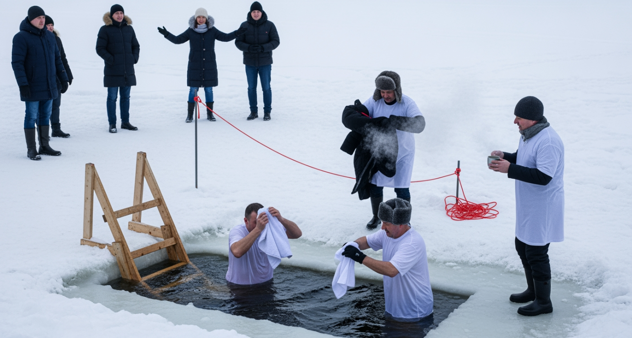 Крещенское погружение: спасатели назвали 5 правил безопасности на морозе