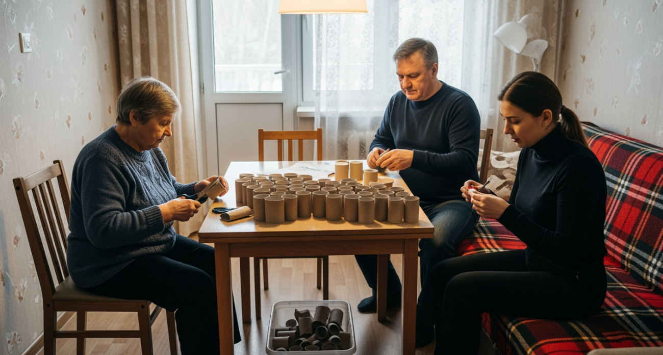 Картонные рулончики из-под туалета я не выбрасываю: применяю их по-хозяйски весь год