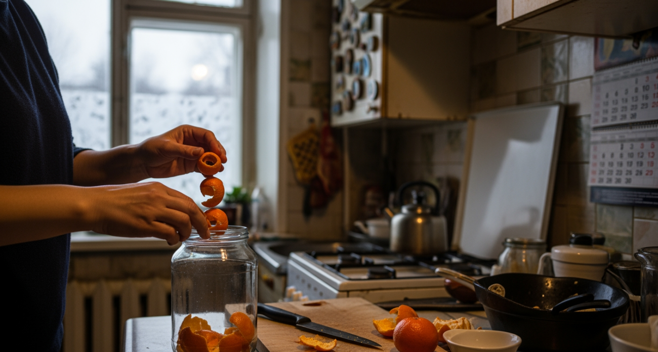 Апельсиновые корки с уксусом — простой трюк, который спасает мою квартиру весь месяц