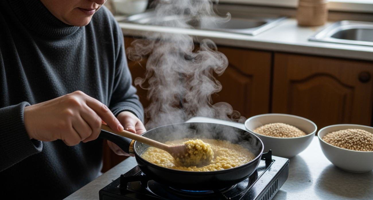 Забыла про макароны: залила кипятком и забыла. Гарнир, который едят даже привередливые дети