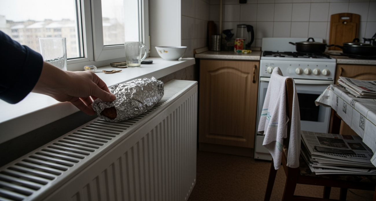 Один рулон фольги заменит отопление — комната нагреется за полчаса при морозе −40