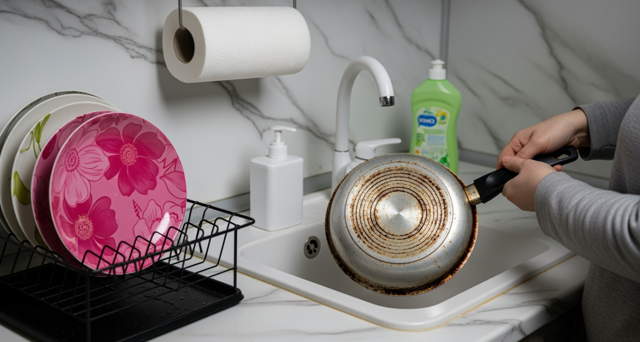 Столетняя грязь на посуде исчезнет за считанные минуты: безопасные методы, которые работают лучше химии