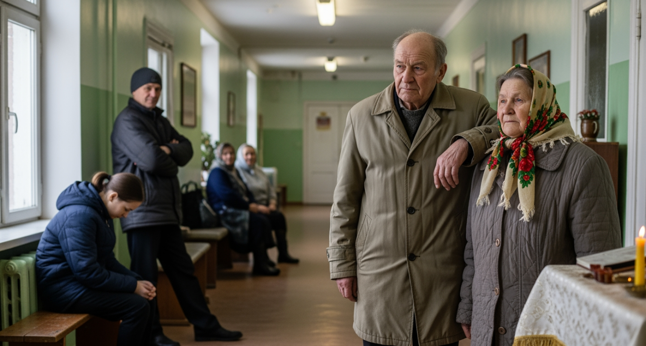 «Появились силы»: пациент паллиативного отделения обвенчался с супругой после лет совместной жизни