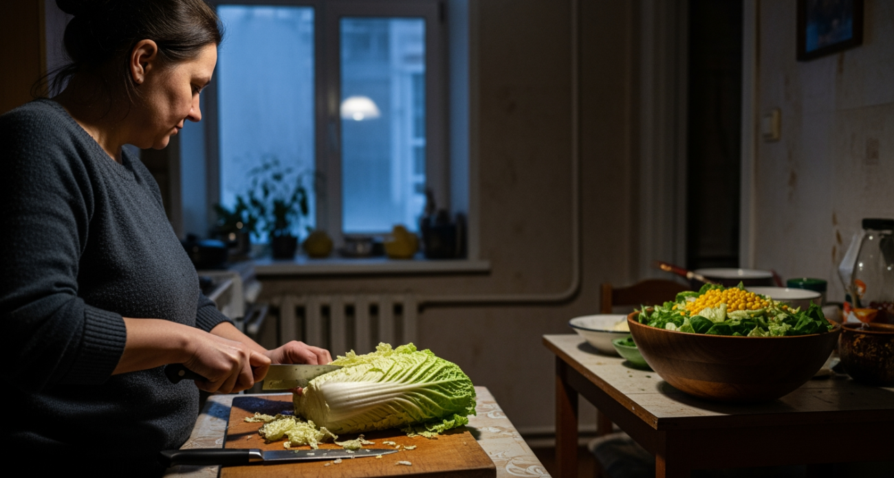 Быстрый салат из пекинской капусты: 5 минут работы, а семья просит добавки и закатывает глаза от наслаждения