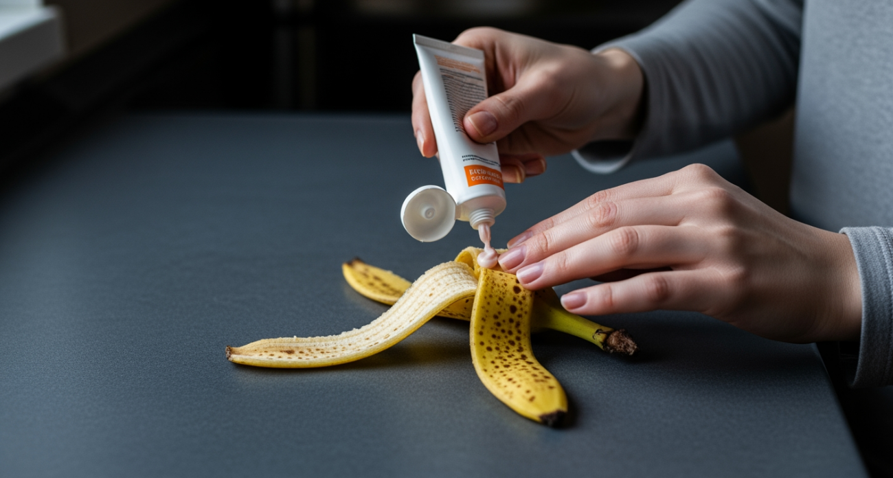 Посыпаю солью банановую шкурку — теперь мои зимние будни легче. Копеечный трюк для тех, кому лень заморачиваться