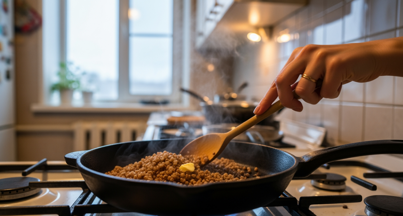 Забытый бабушкин секрет: добавьте этот ингредиент в гречку и домашние не поверят, что вы сами её приготовили
