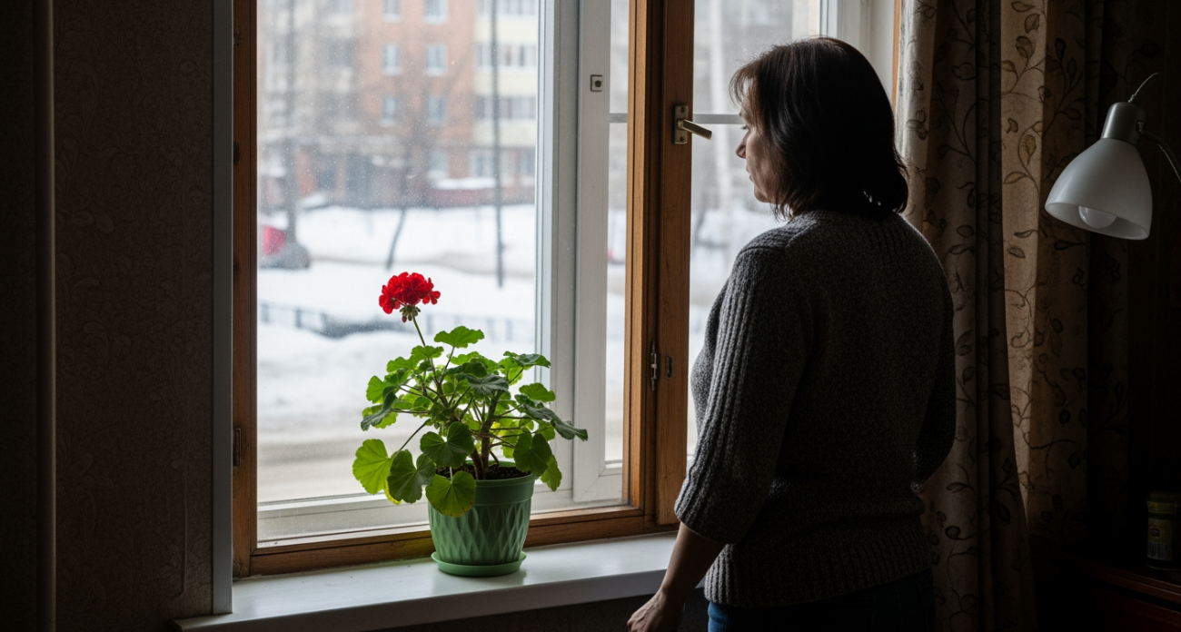 Всего одна щепотка в землю и герань превращается в пышный куст с яркими бутонами даже на самых молодых побегах